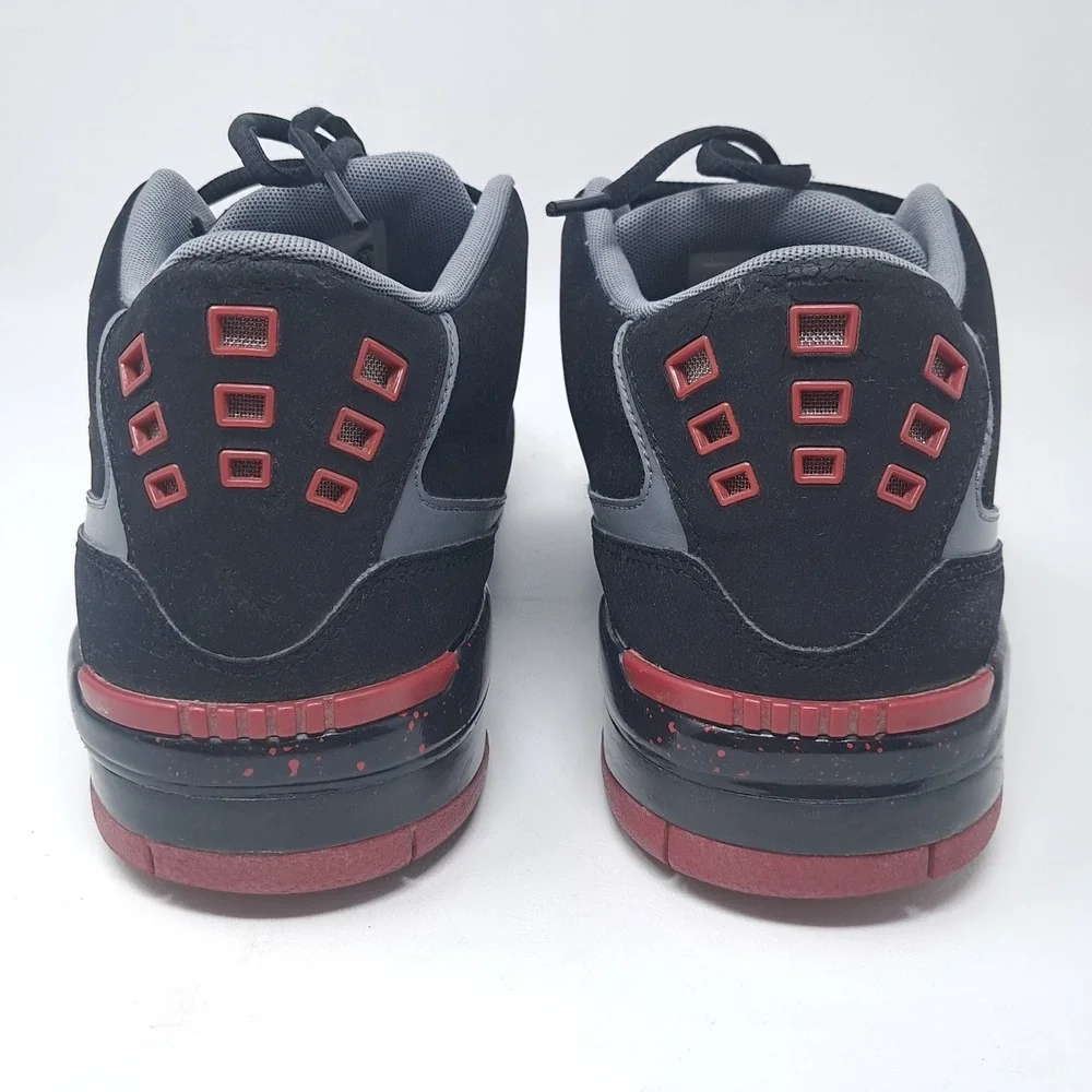 Air Jordan Flight 23 Low BRED Men's Sneakers Size 10.5 Black Red